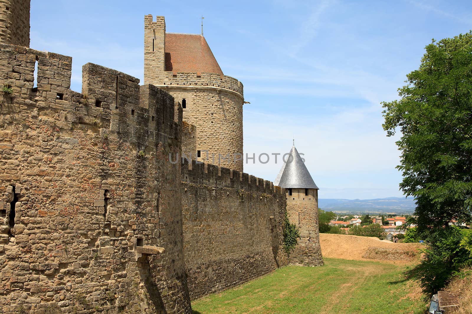 Castle of Carcasonne in France