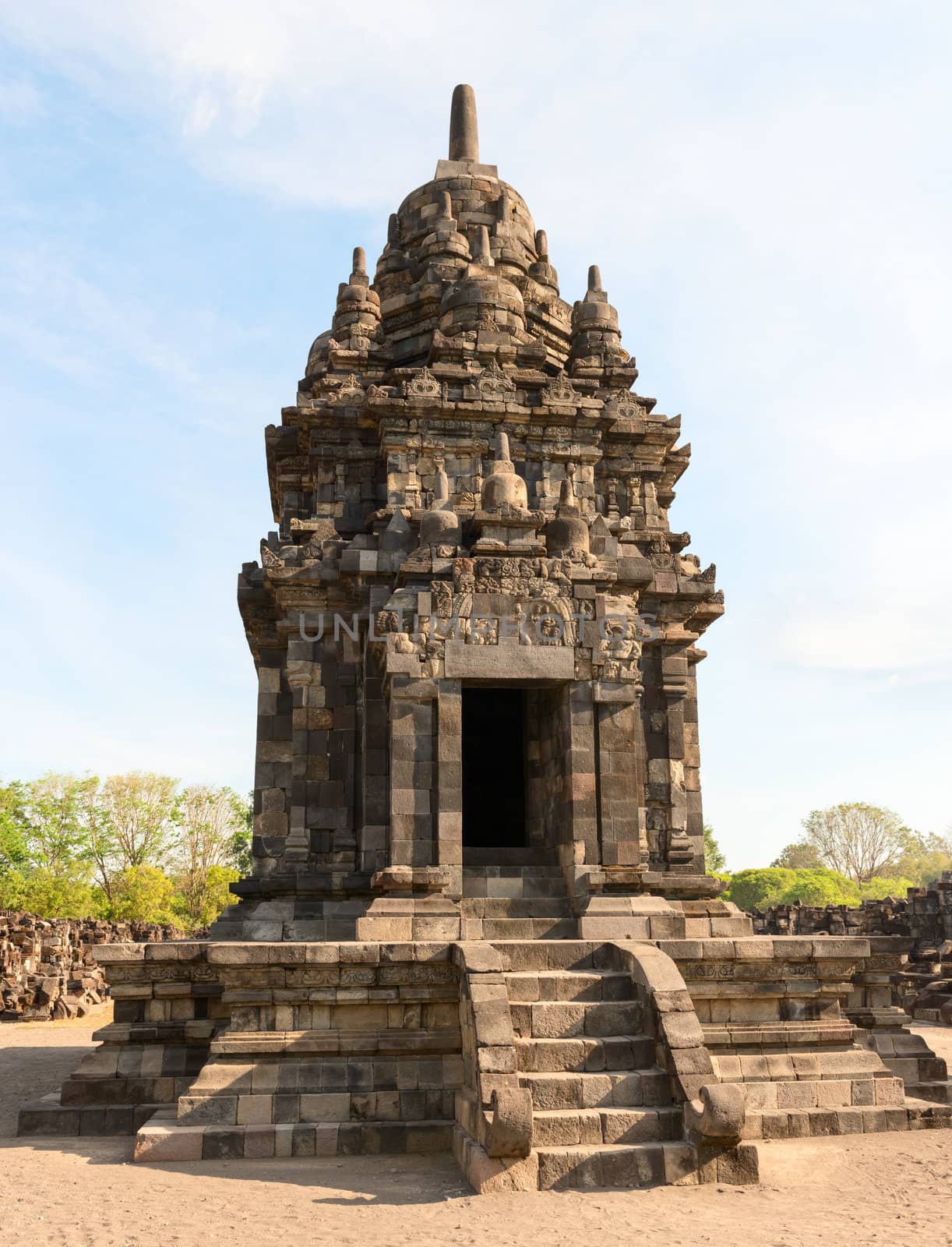 One of the many temple in Candi Sewu complex by iryna_rasko