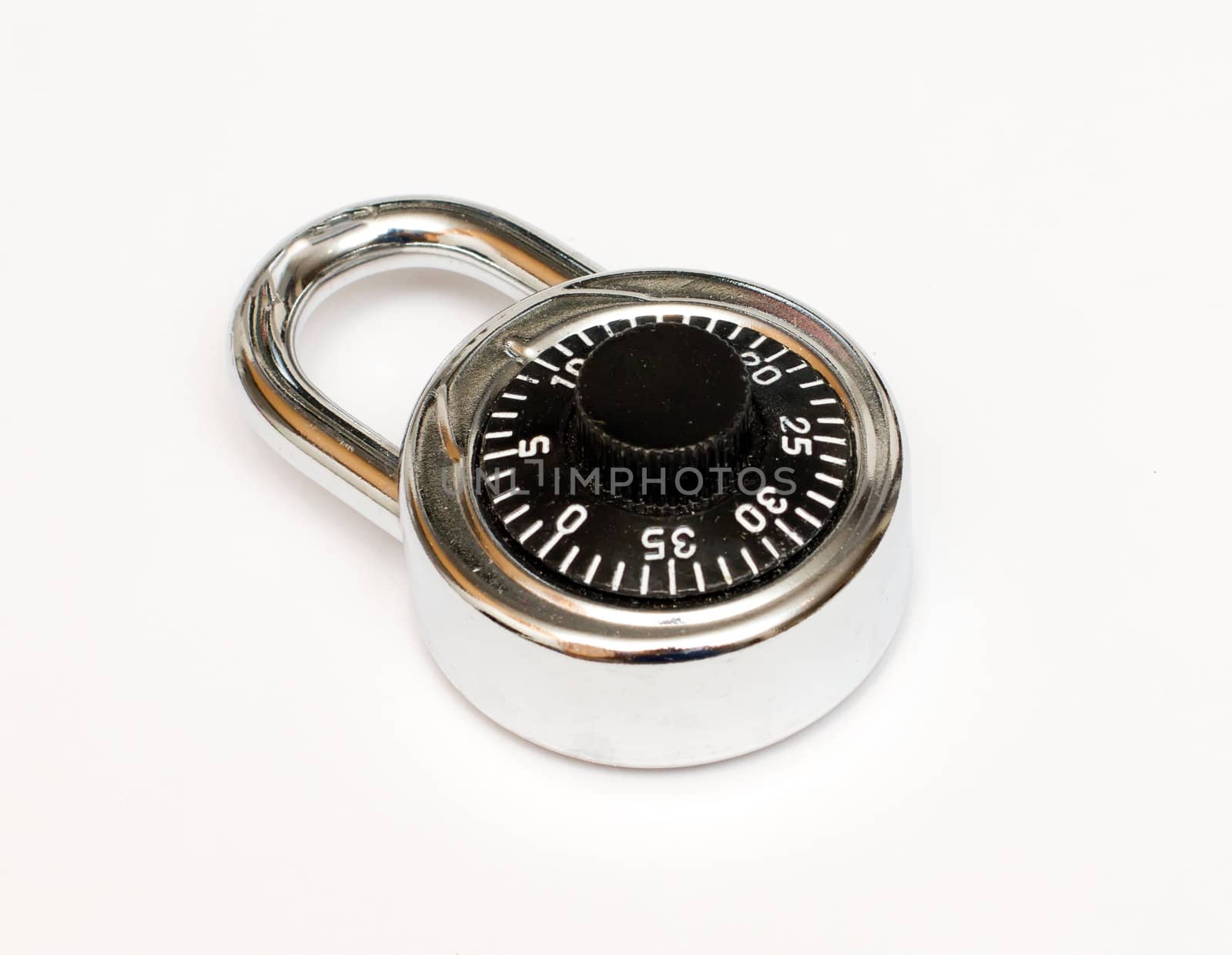 close of of numerical padlock