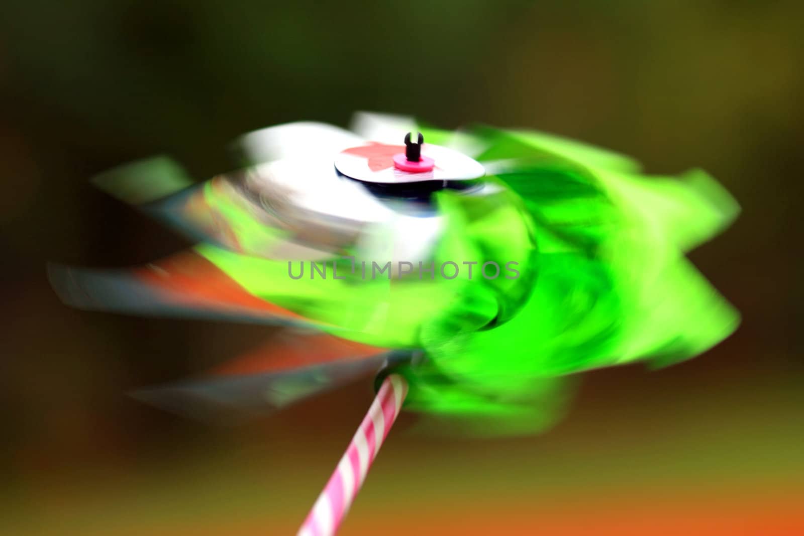 spinning wind toy motion blur