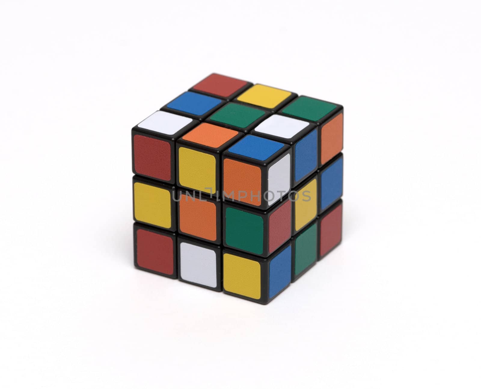 multi coloured cube a puzzle by DNKSTUDIO