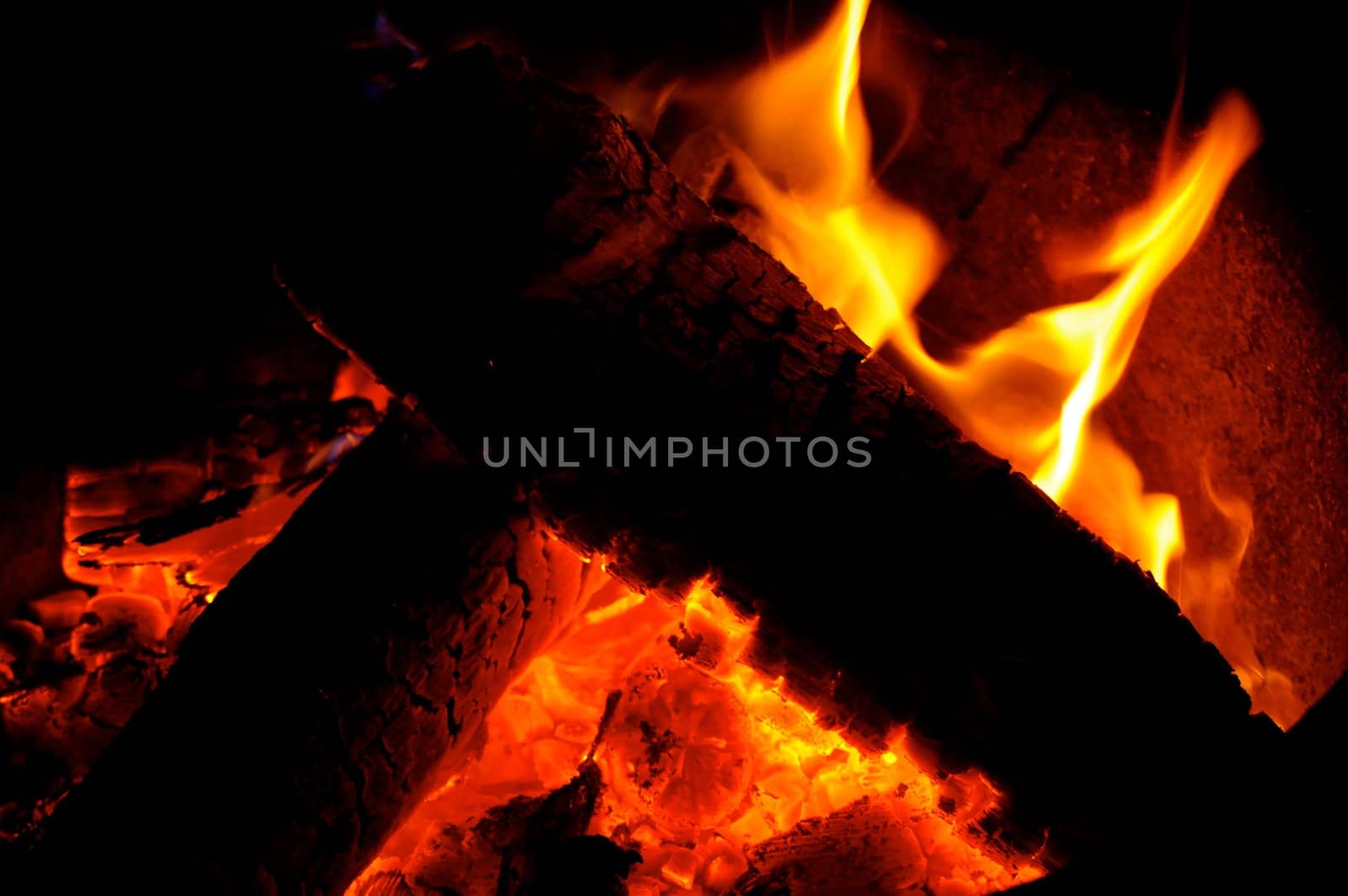 Campfire Flames by RefocusPhoto