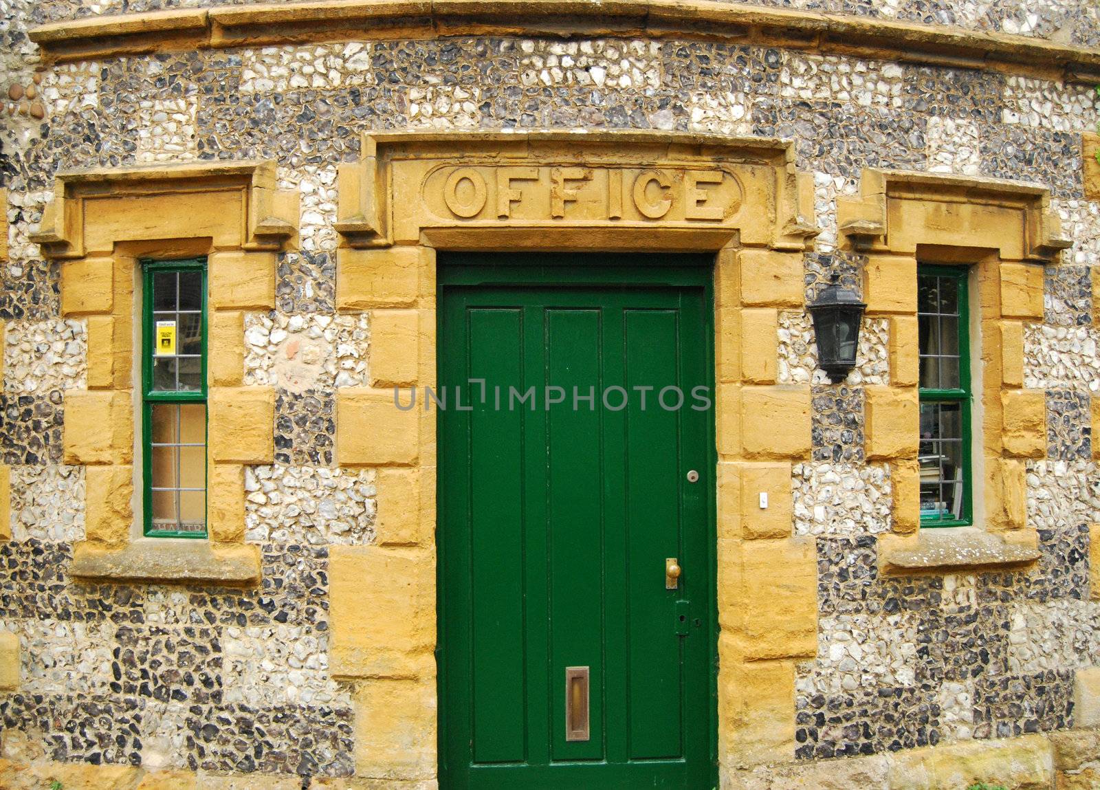 Country house stonewall, door by varbenov