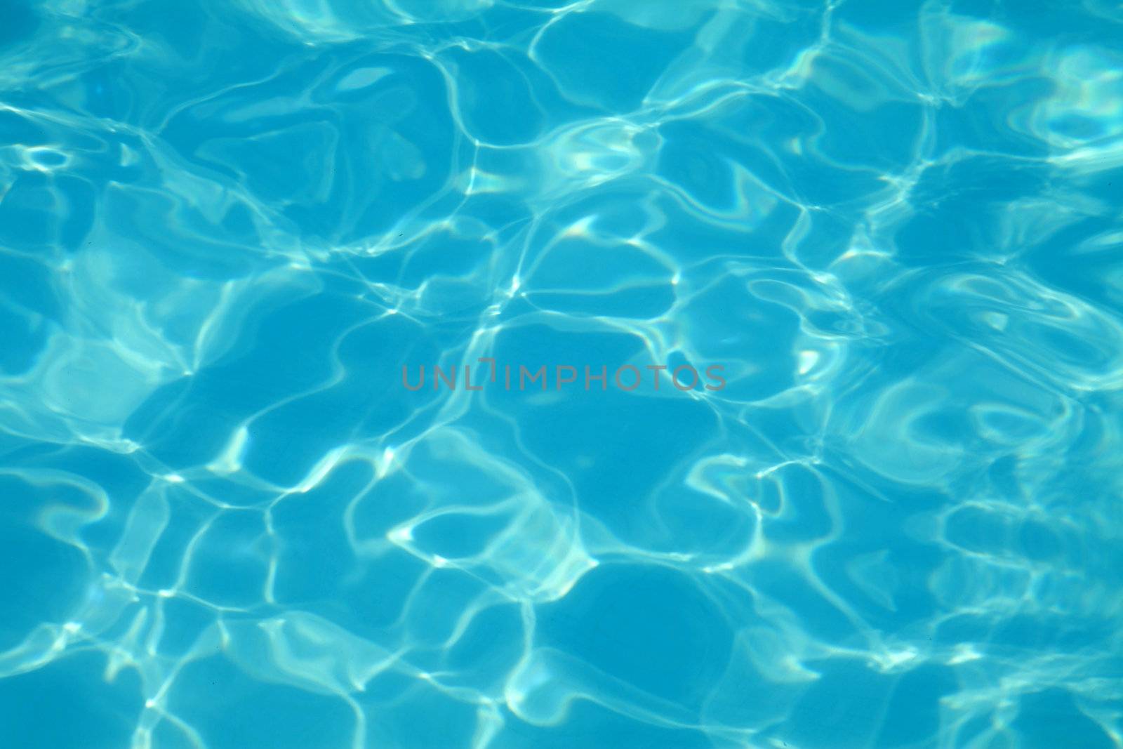 blue water from swim pool can be used as background