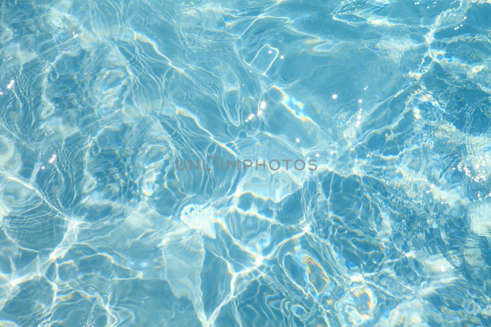 blue water from swim pool can be used as background