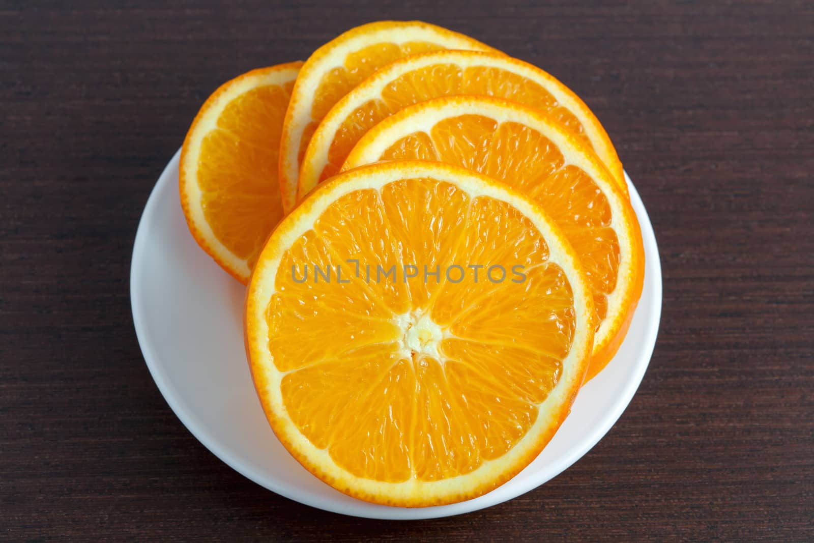 orange ring on the plate