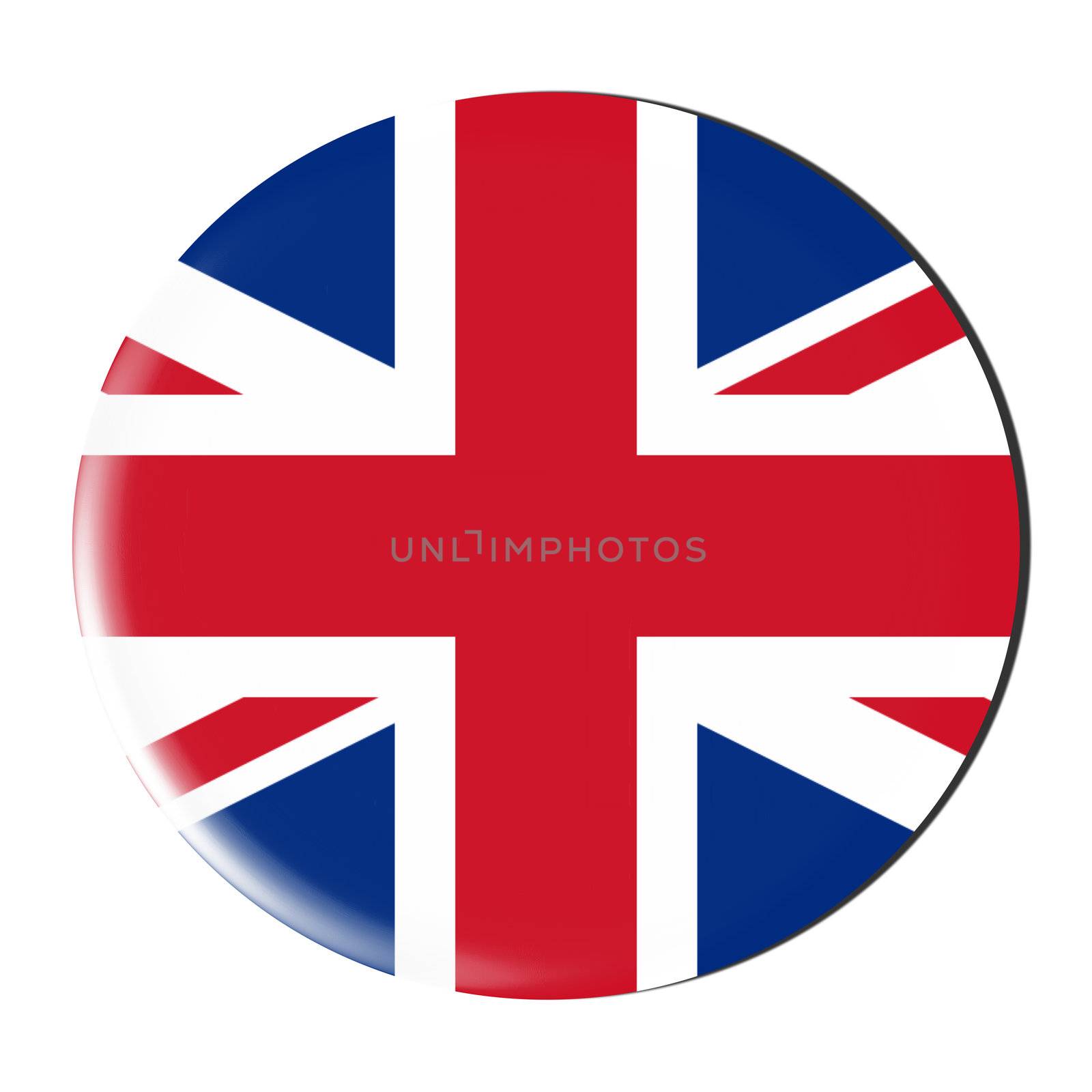 United Kingdom, England, UK flag button
