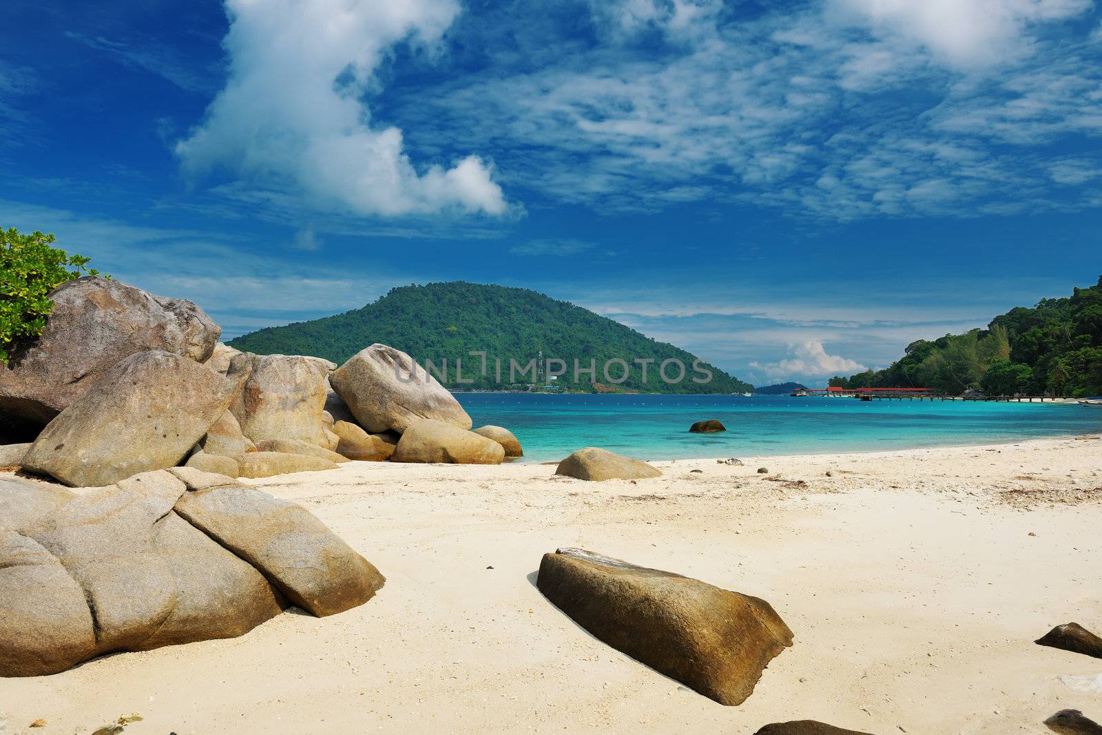 Beautiful beach at Perhentian islands, Malaysia