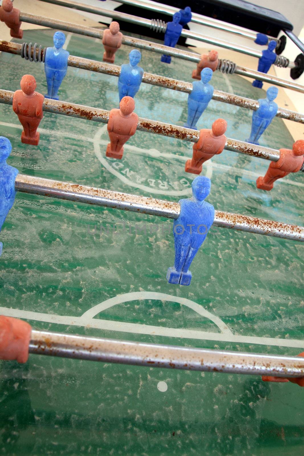 Table football game also known as foosball