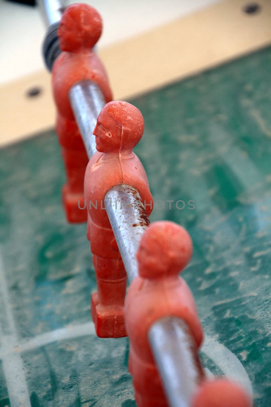 Table football game also known as foosball