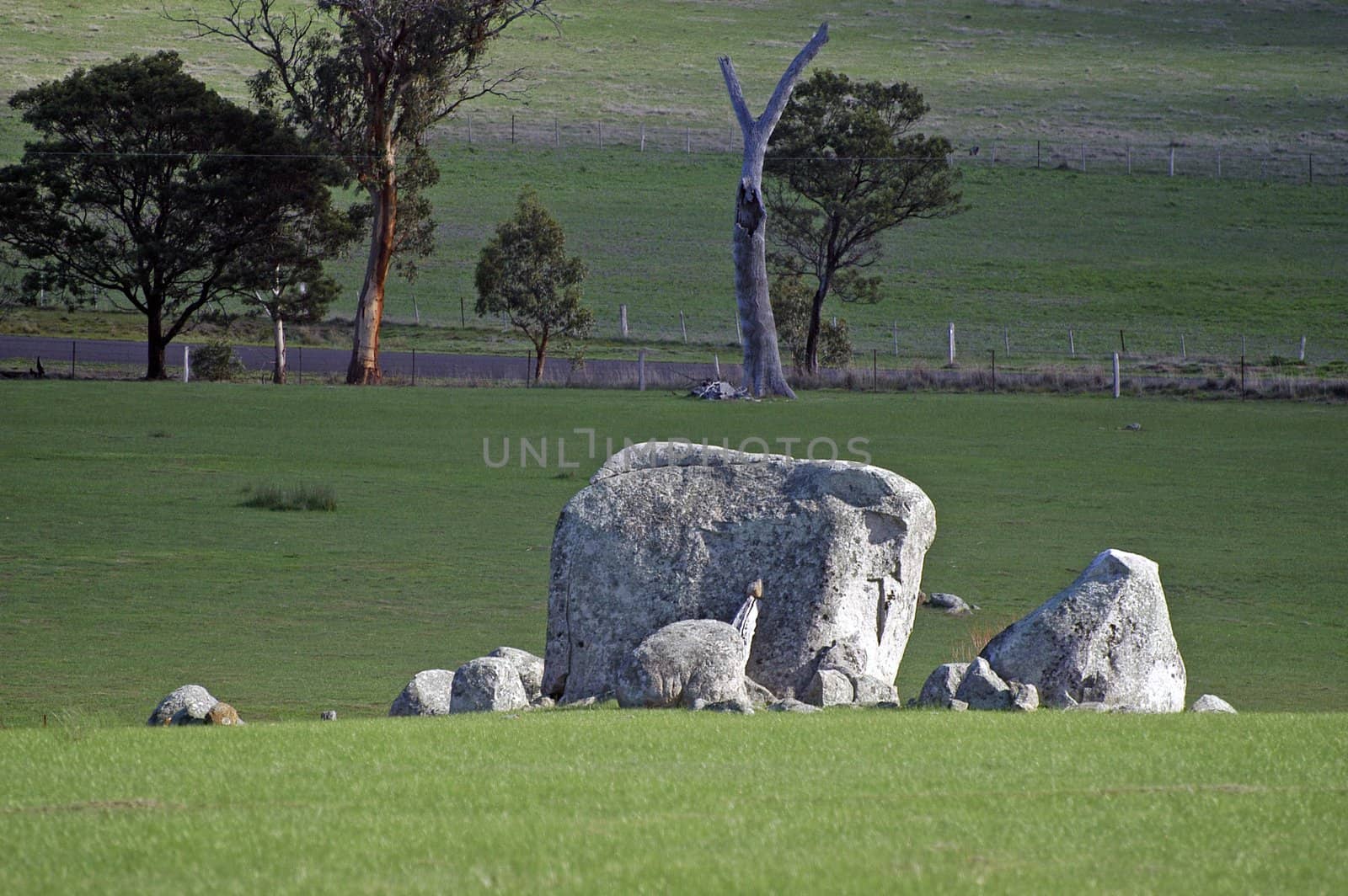 Country of the granite in Australia in Victoria