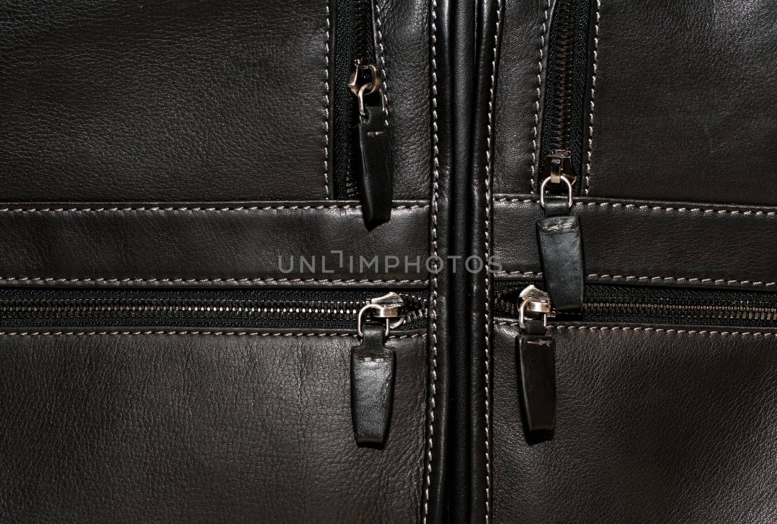 Natural qualitative black leather