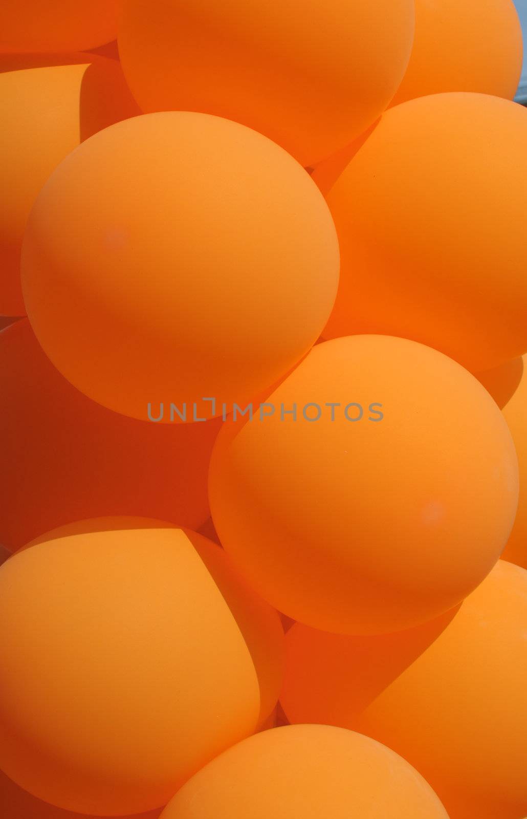 Plenty of colorful balloons