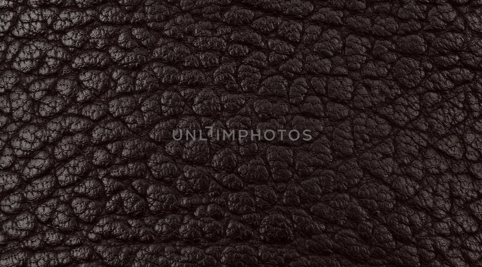 Black leather texture closeup detailed background.