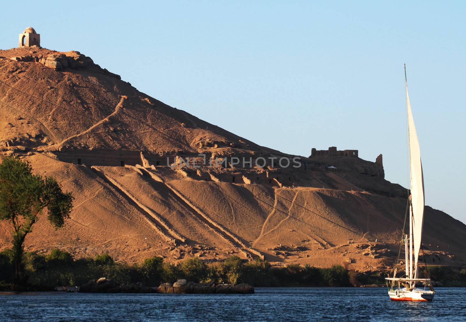Sailboat on the Nile by Gbuglok