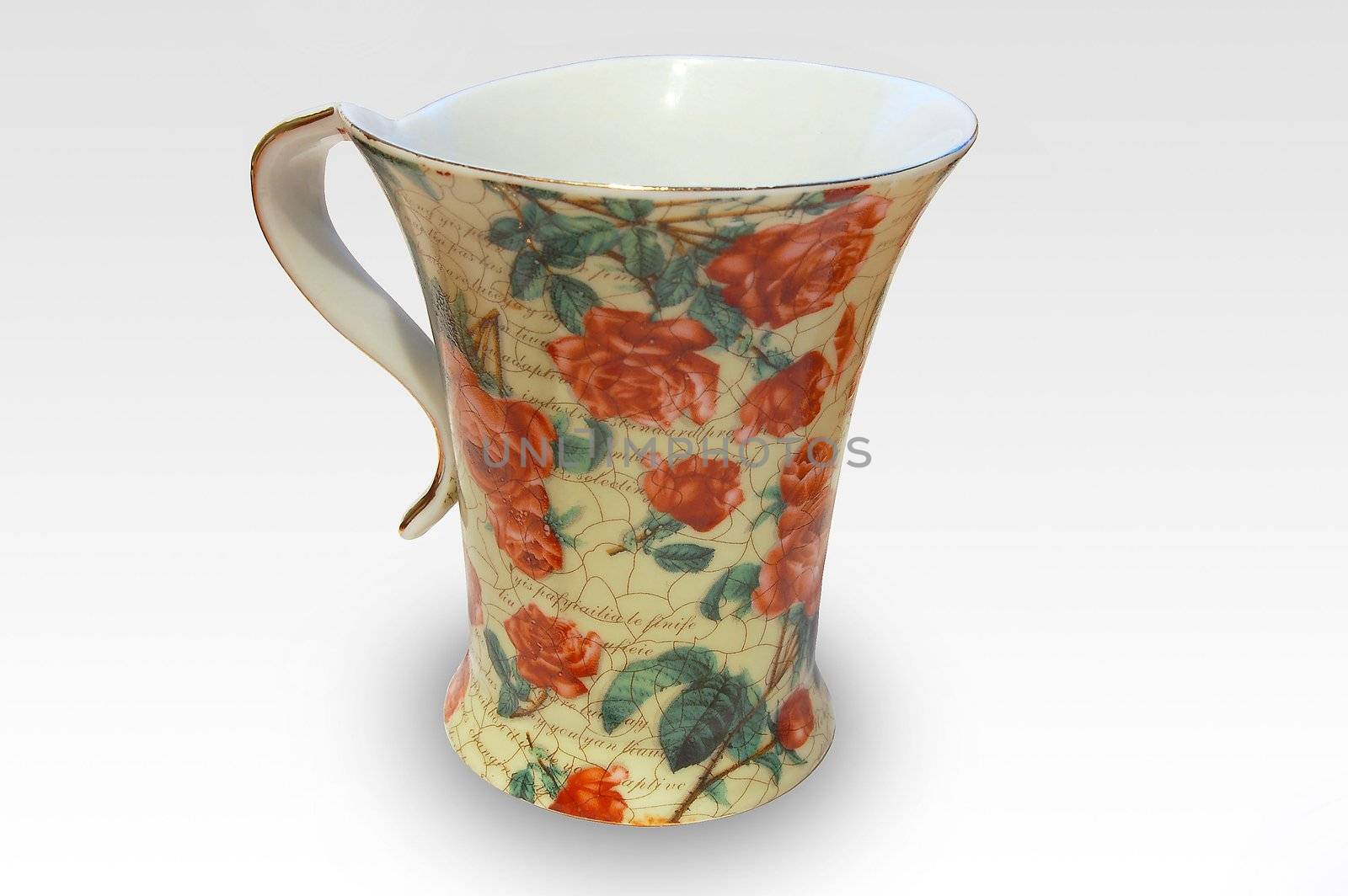 Mug with flowers
