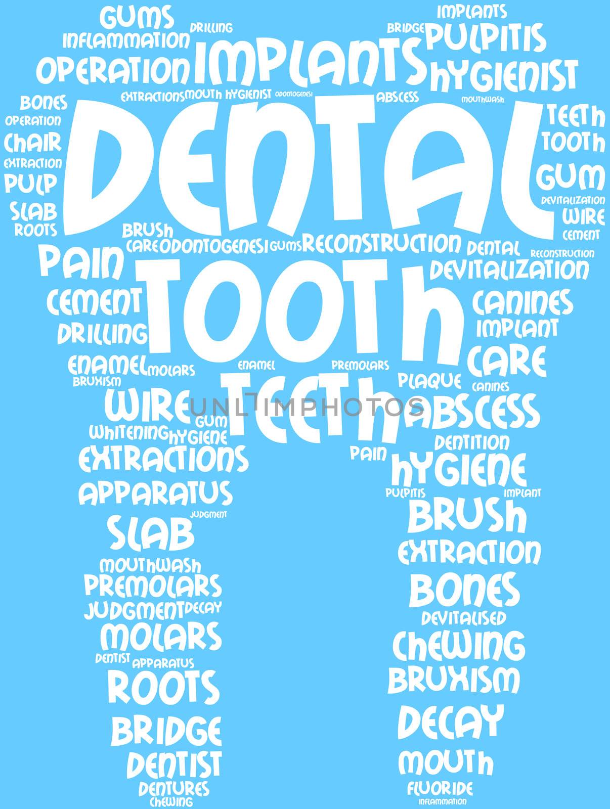 dentist symbol tagcloud by lifeinapixel