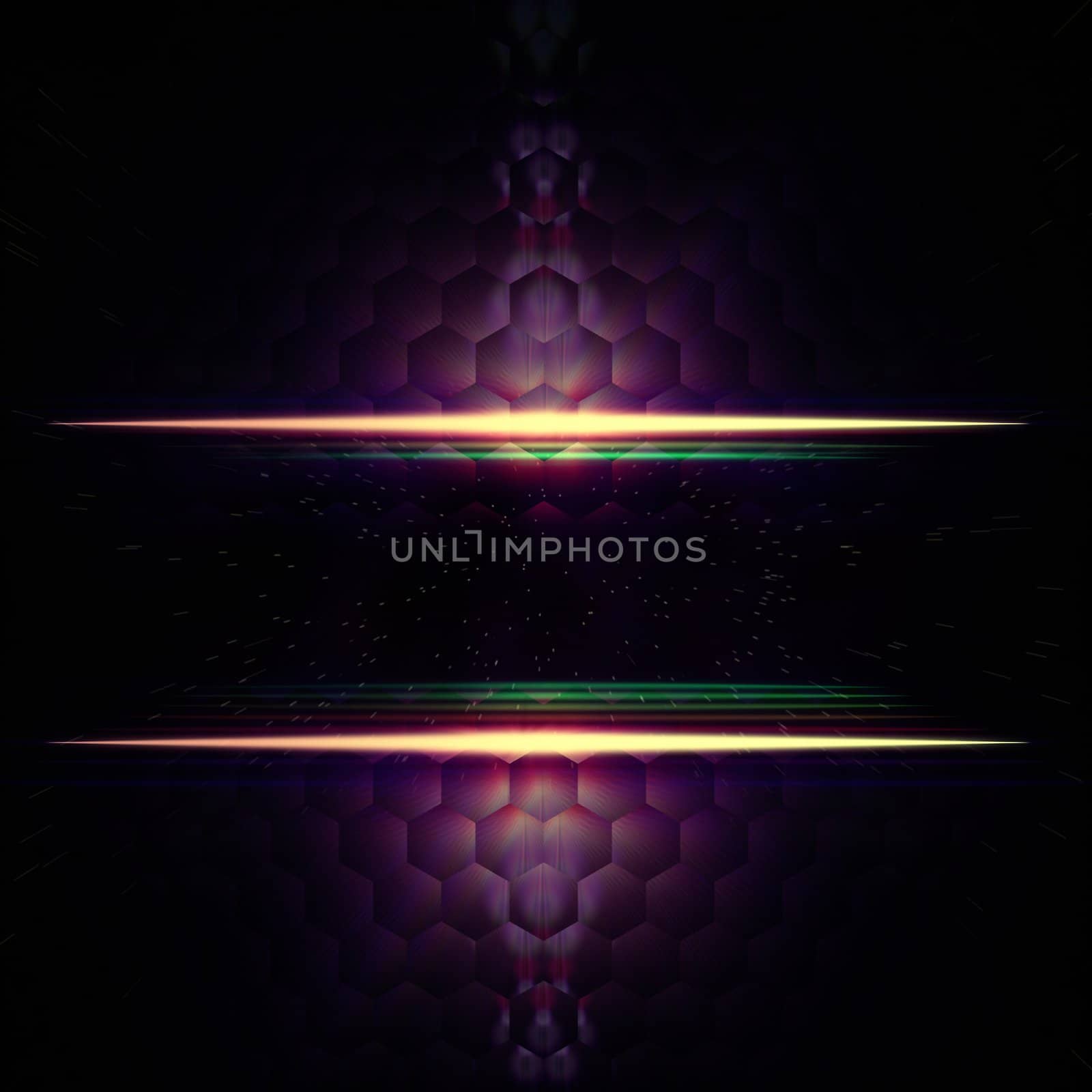 abstract violet hexagons background with text space by marinini