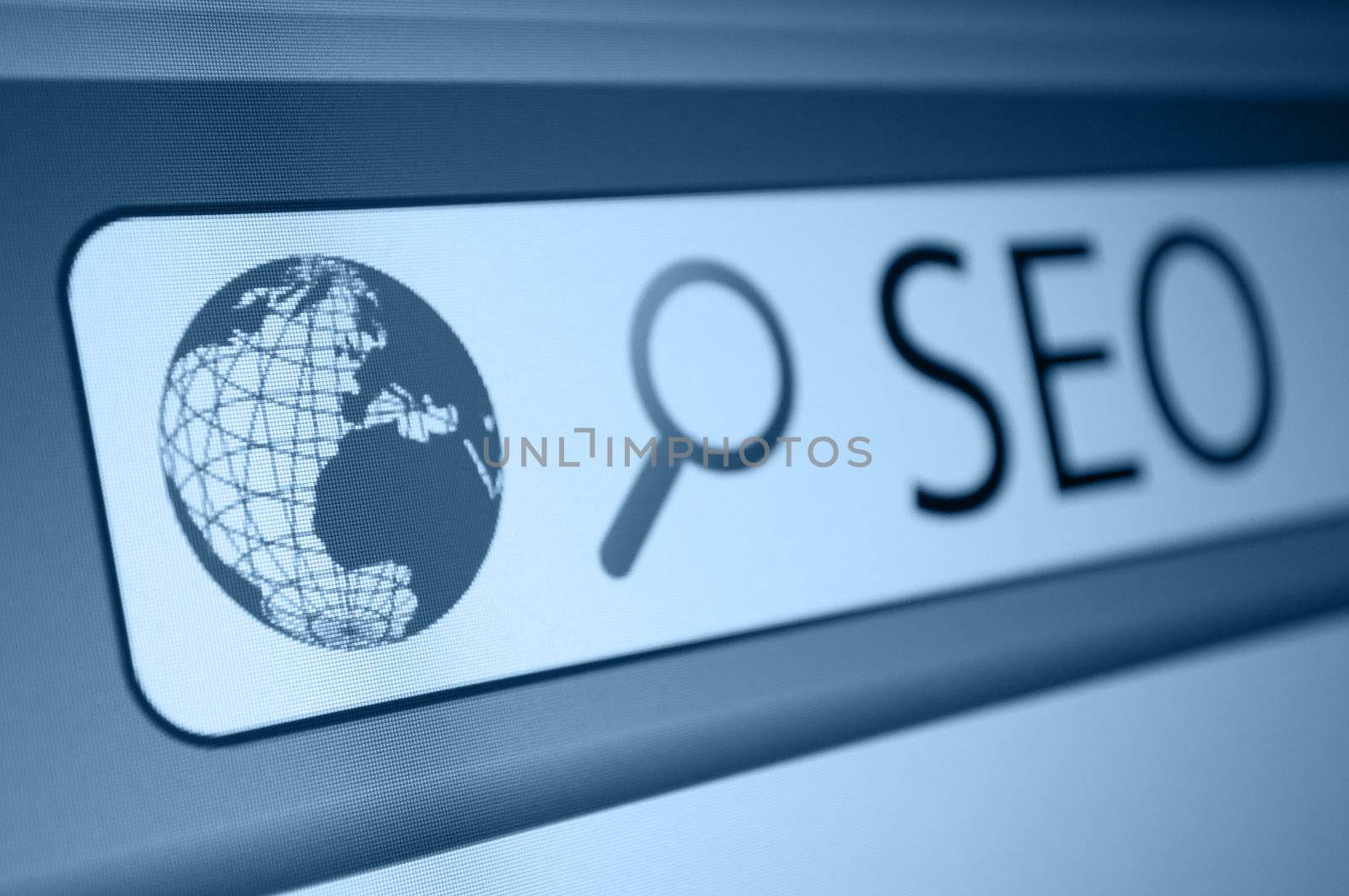 Search Engine Optimization - SEO Sign in Browser Window