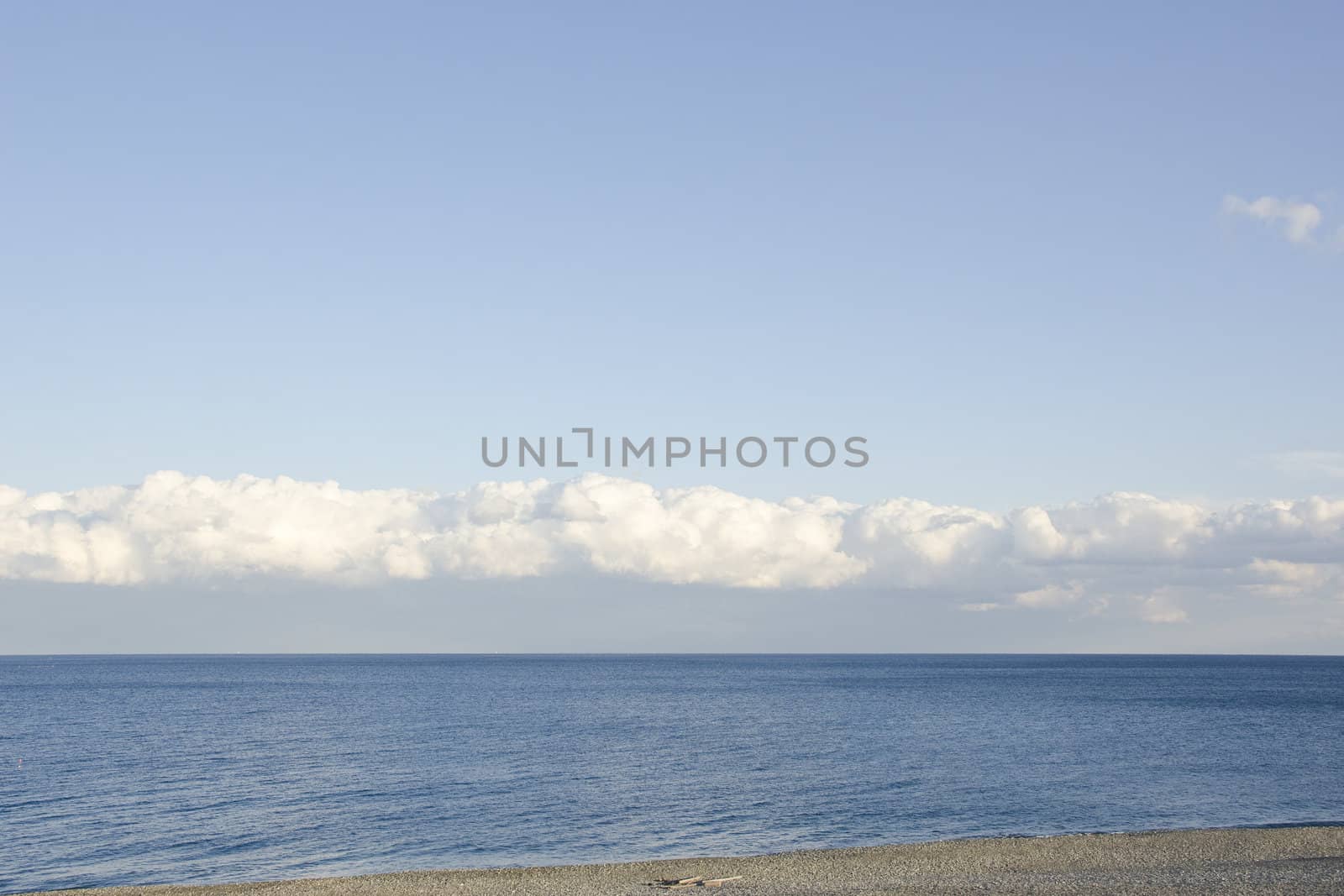 Beach sea and clouds in Japan by Arrxxx