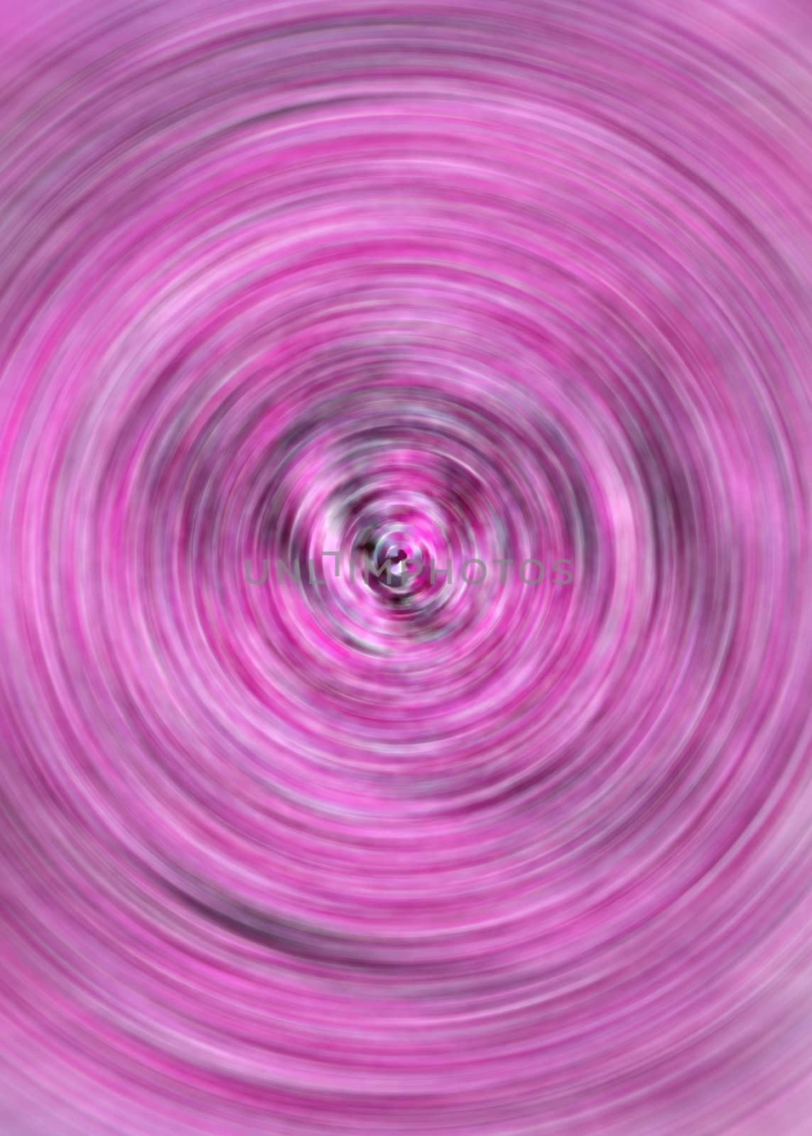 Pink and purple circular tunnel perspective illustration