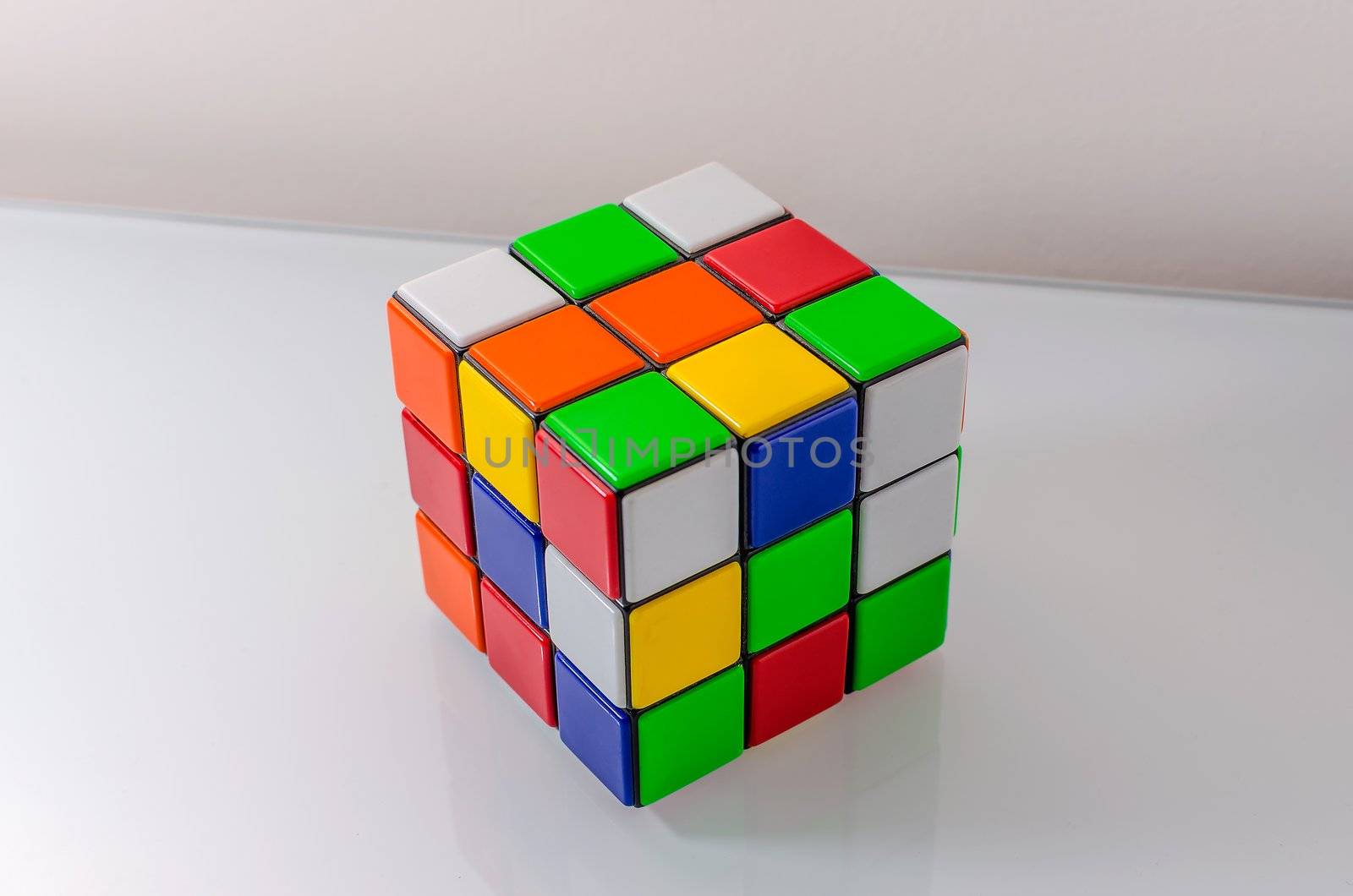 Unsolved Rubiks Cube by marcorubino