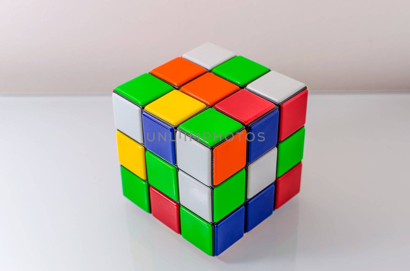 Unsolved Rubiks Cube by marcorubino