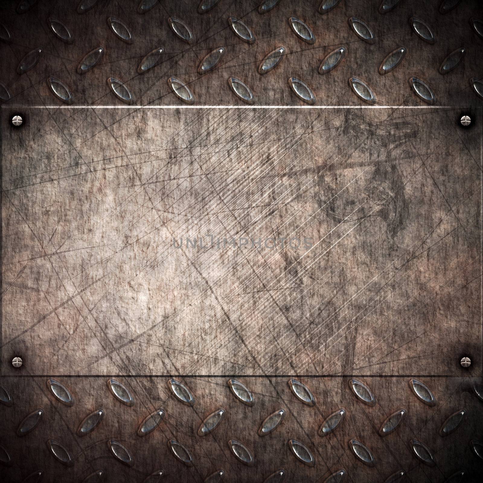 old grungy metal background by clearviewstock