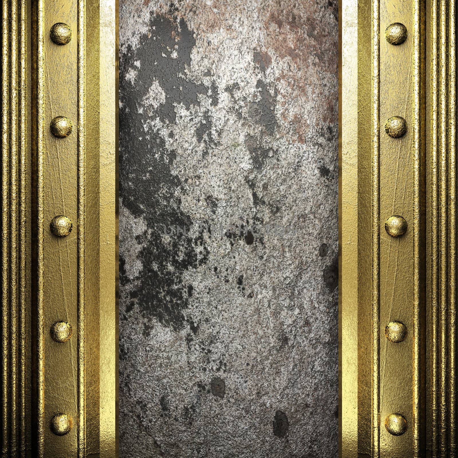 golden background made in 3D