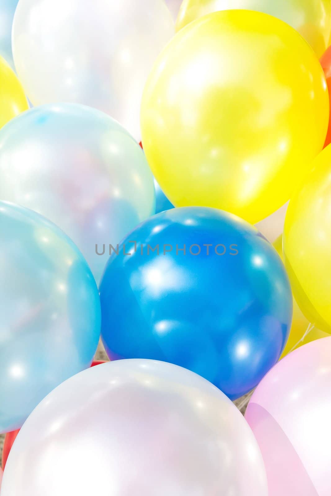 close up image of Balloon background by ponsulak