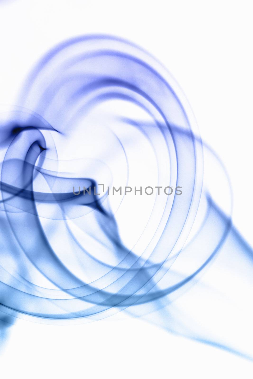 an abstract image of the smoke of a cigarrette