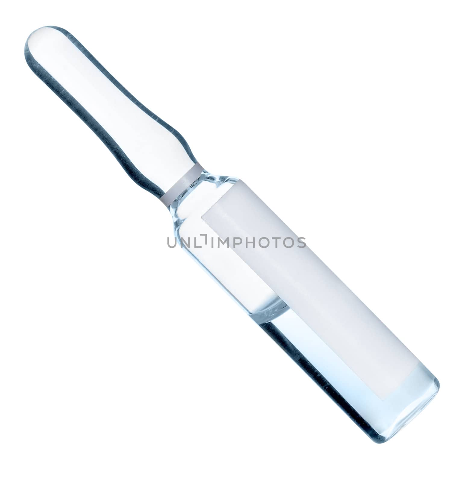 medical ampule  isolated on the white background