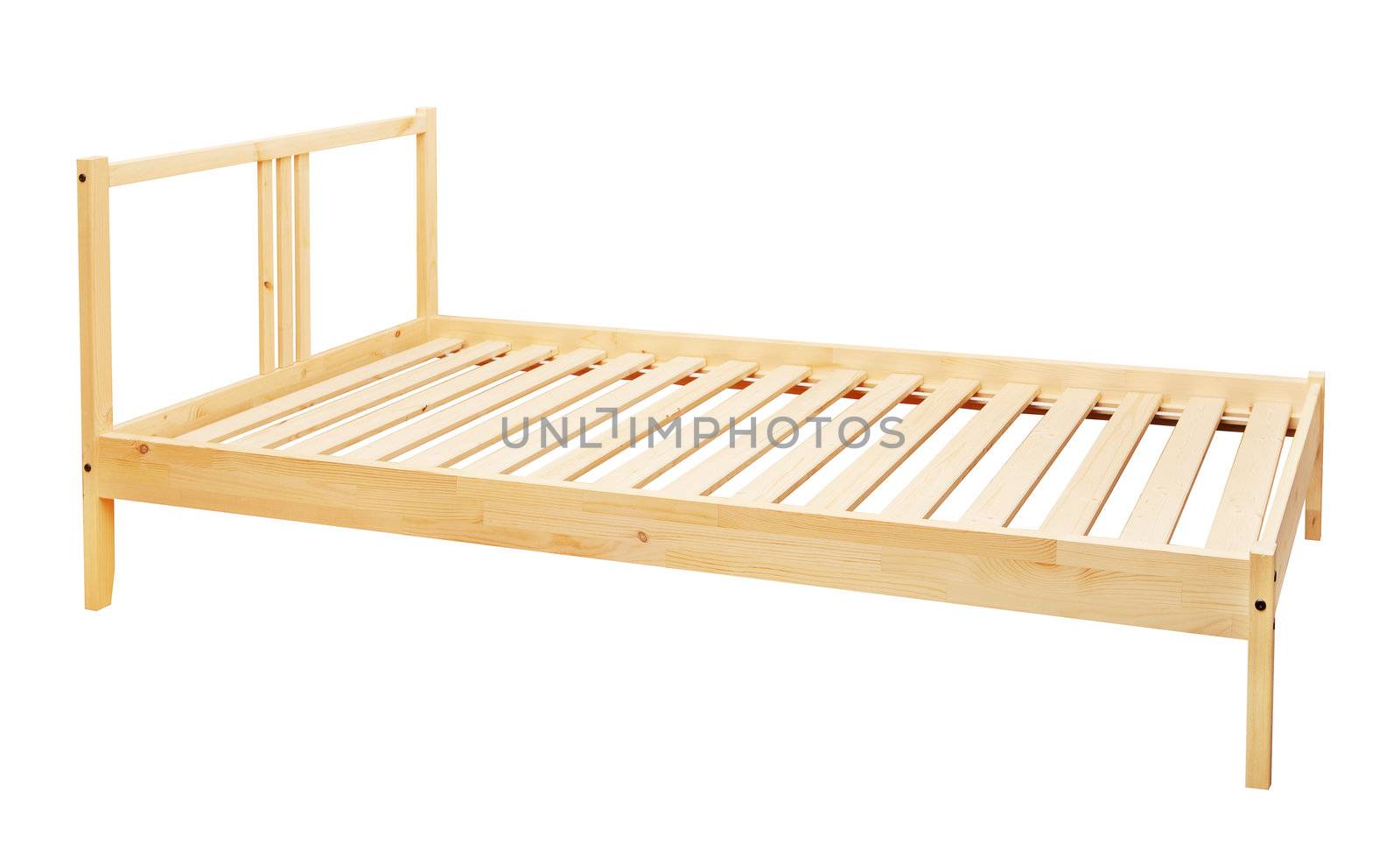 Wooden Bed by petr_malyshev