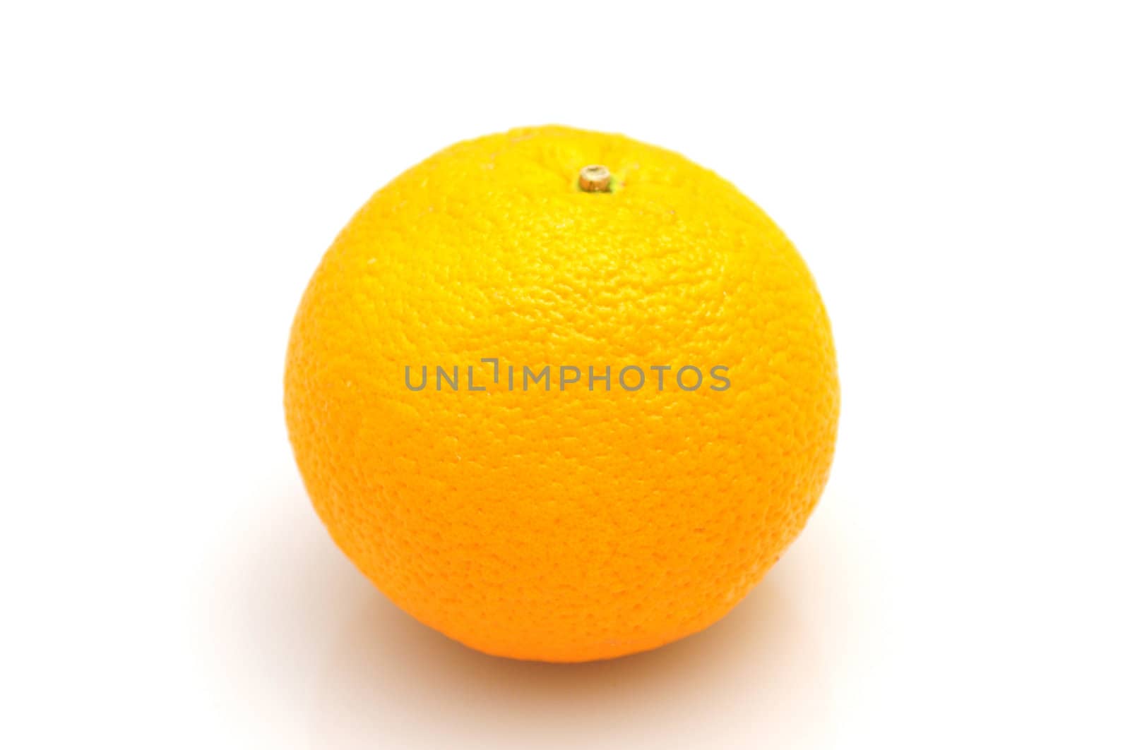 Orange fruit isolated on white backgroud by ftlaudgirl