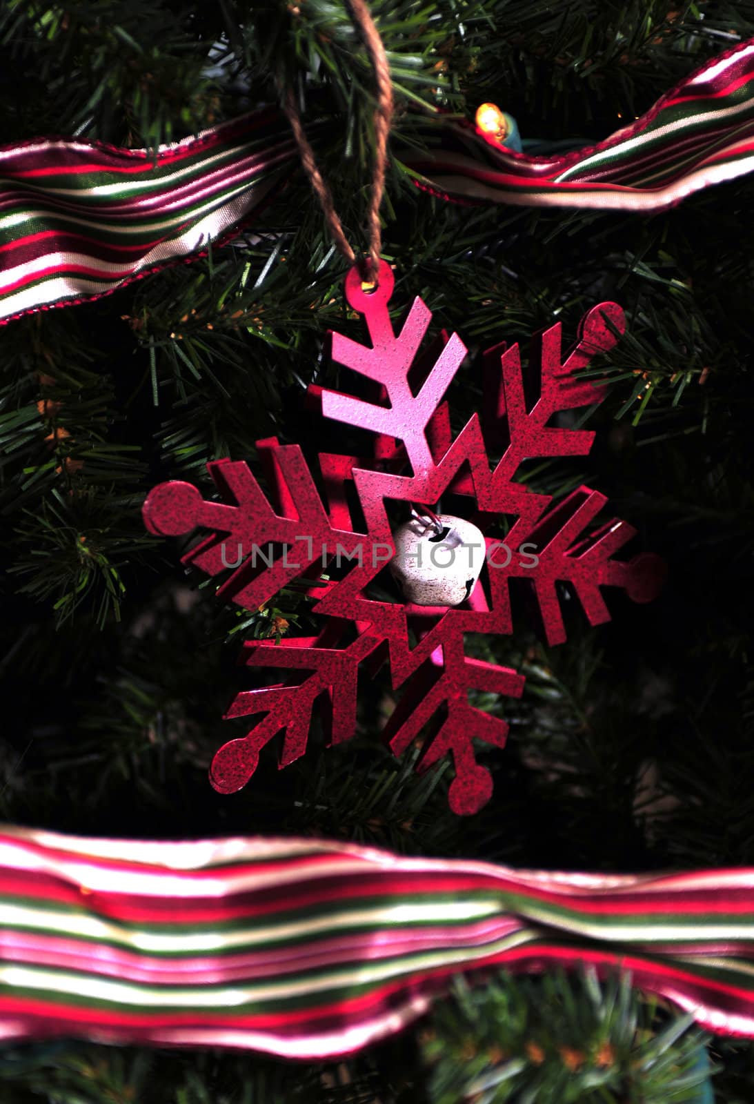 Snowflake Christmas tree decoration by ftlaudgirl