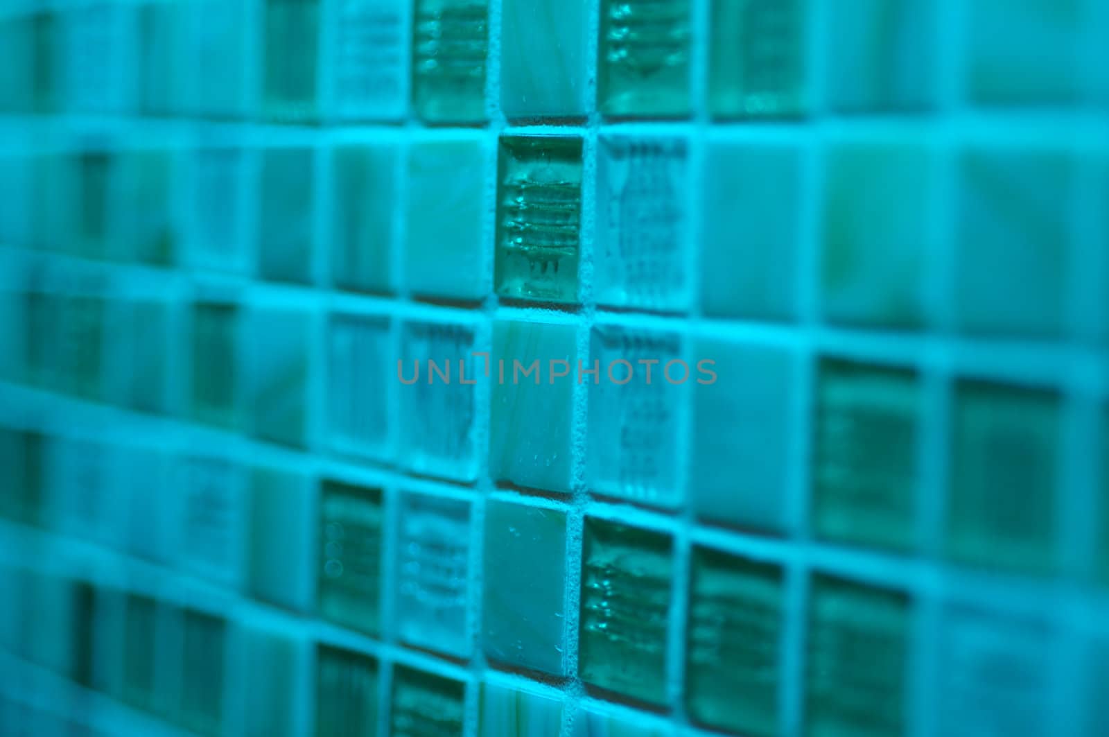 Abstract square background in teal