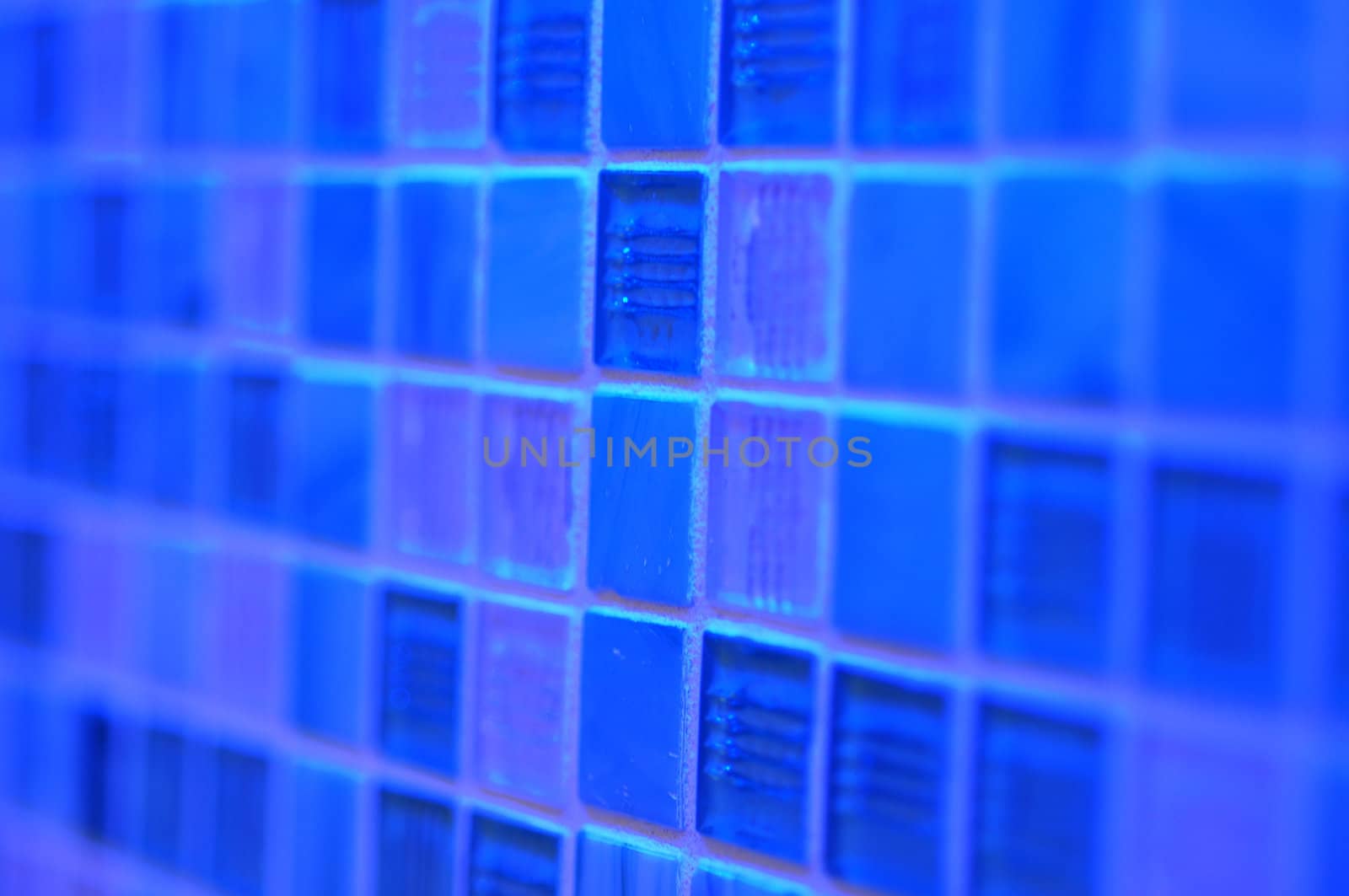 Blue squares for unique background