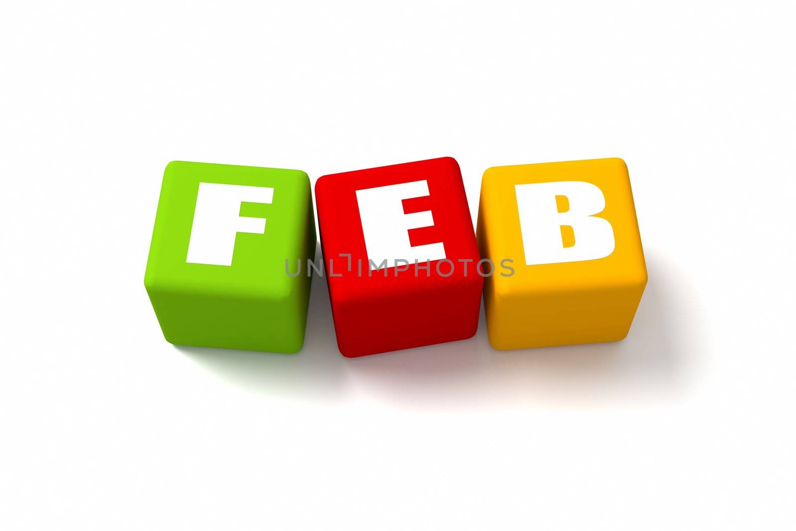 February Colored Cubes by OutStyle