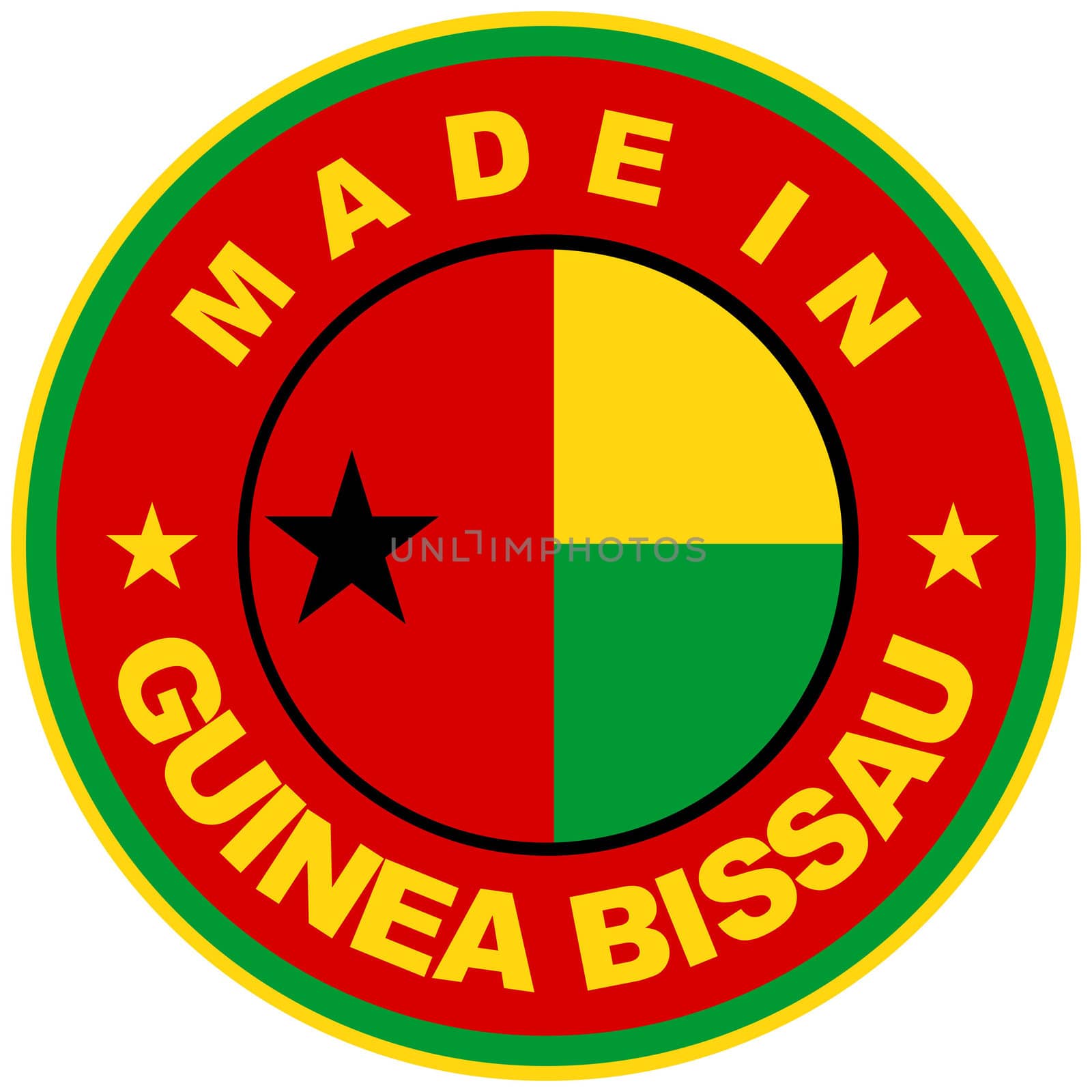 very big size made in guinea bissau country label