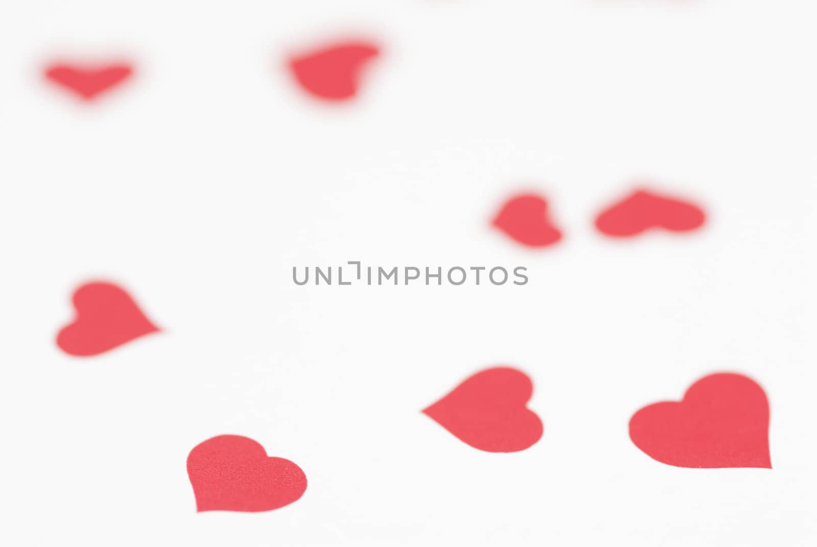 Red love heart background.