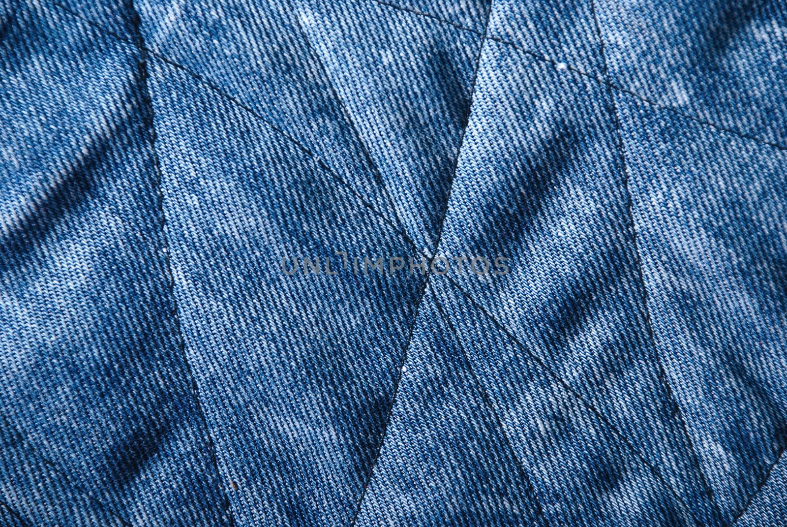 Closeup blue jeans background.