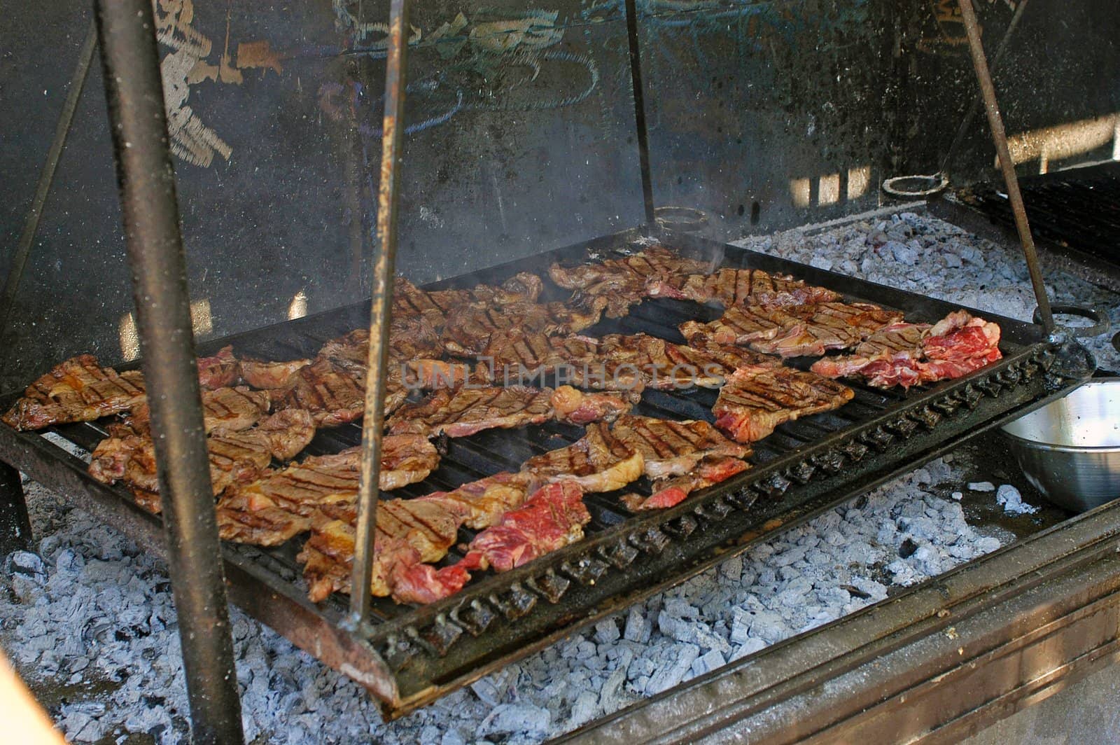 giant barbecue to have fun                                