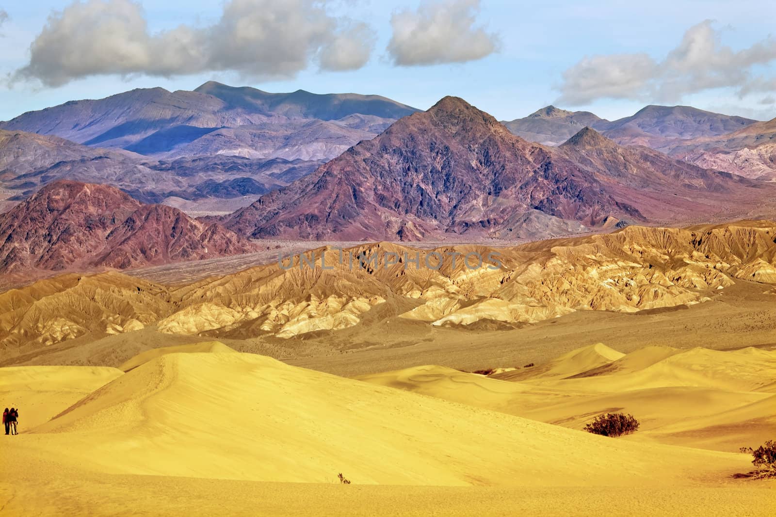 Mesquite Flat Dunes Grapevine Mountains Death Valley National Pa by bill_perry