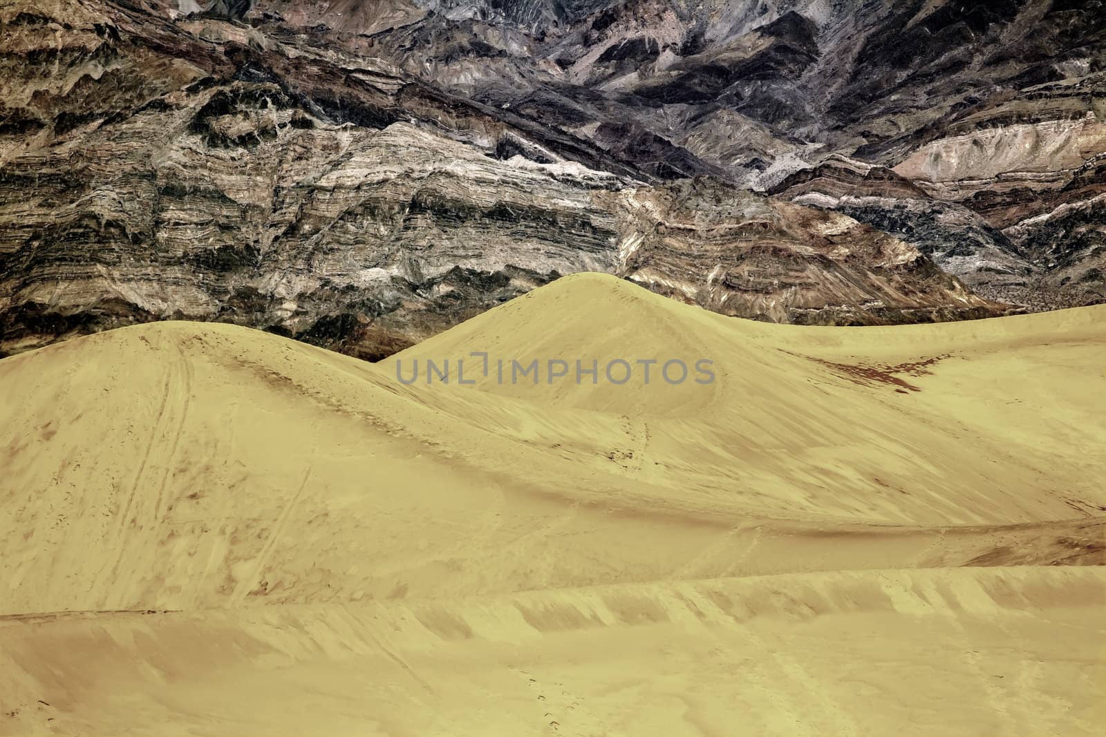 Mesquite Flat Dunes Grapevine Mountains Death Valley National Park California 190 Highway