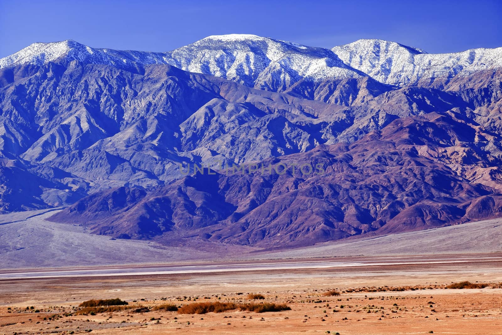 Snowy Panamint  Mountains Death Valley National Park California by bill_perry