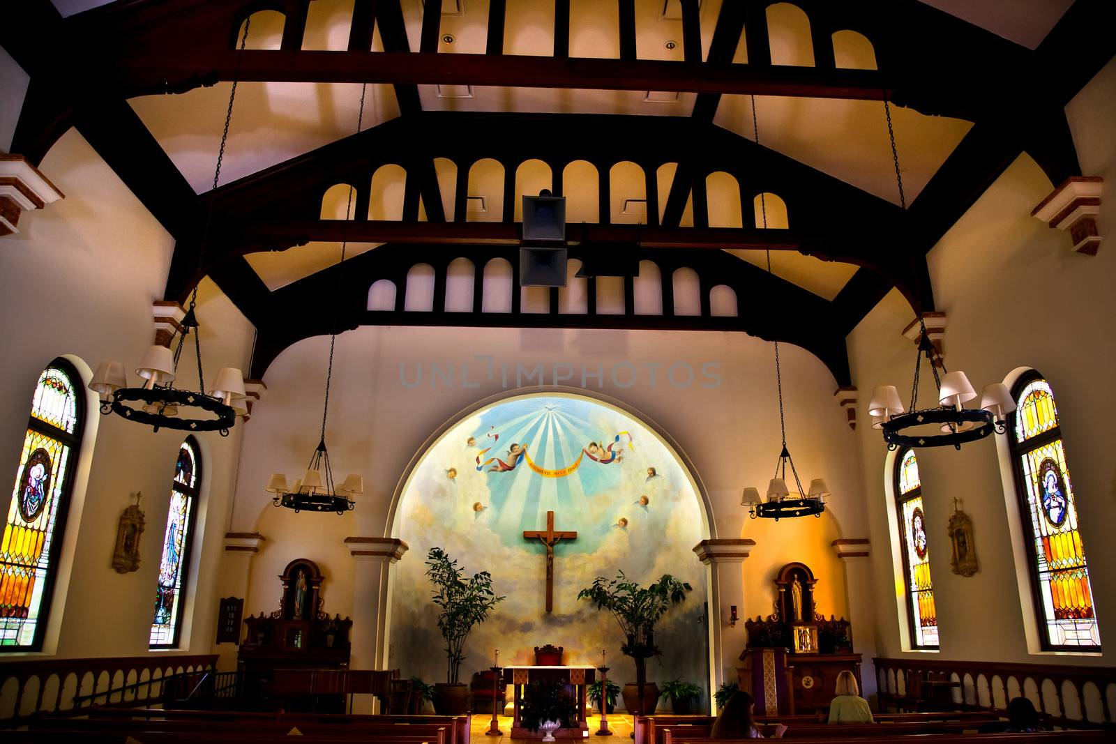 Immaculate Conception Church Old San Diego Town California by bill_perry