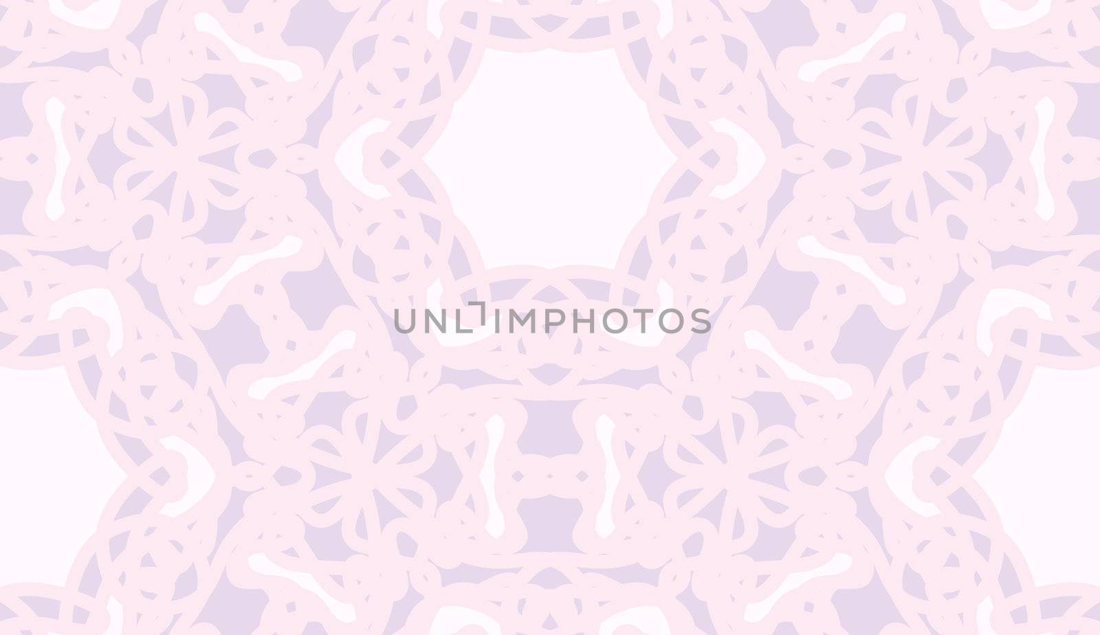 Seamless geometric pink lace background wallpaper pattern
