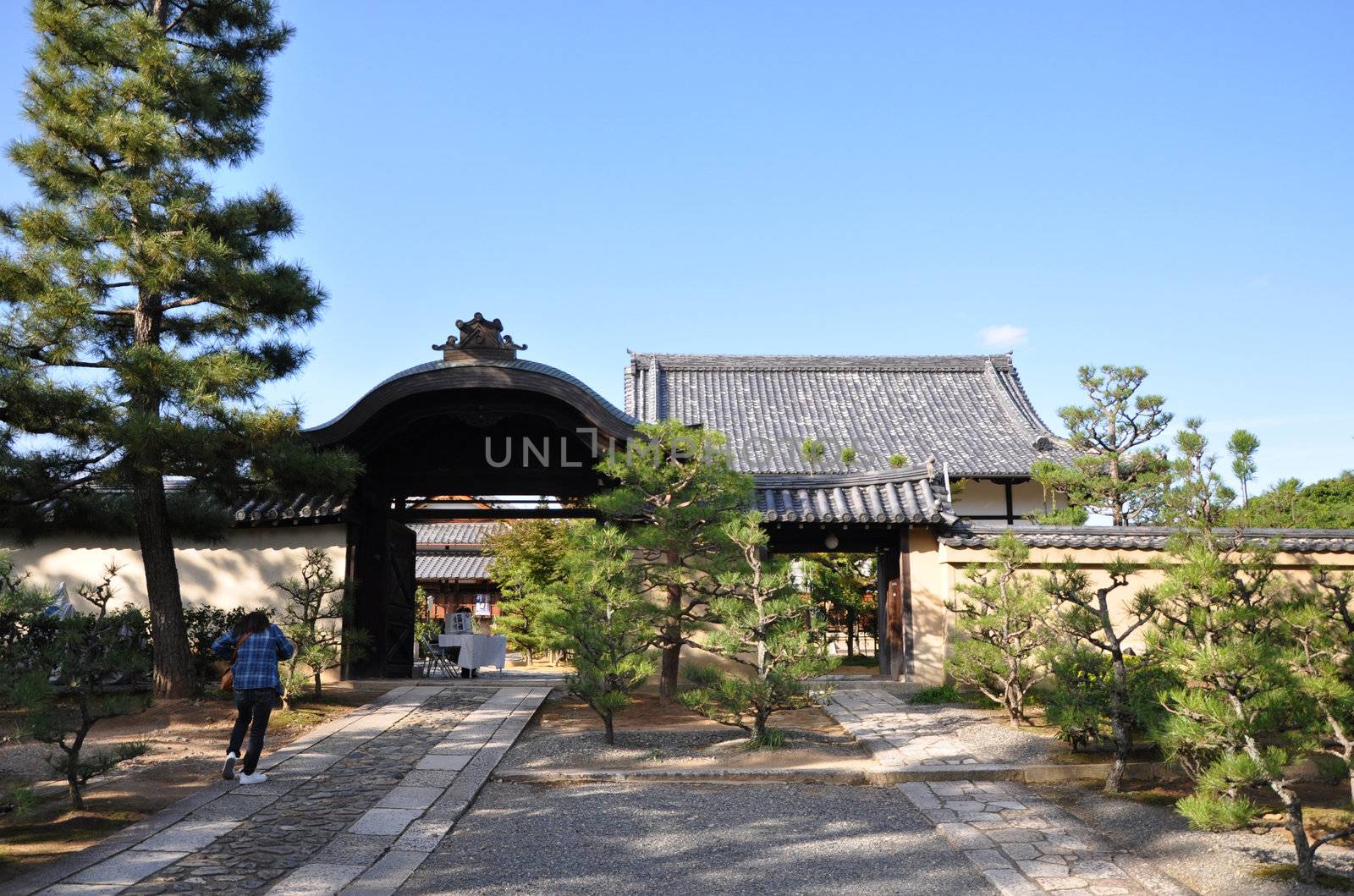 Daitokuji (Daitoku-ji) Temple. Buddhist zen temple of Rinzai school, Kyoto, Japan