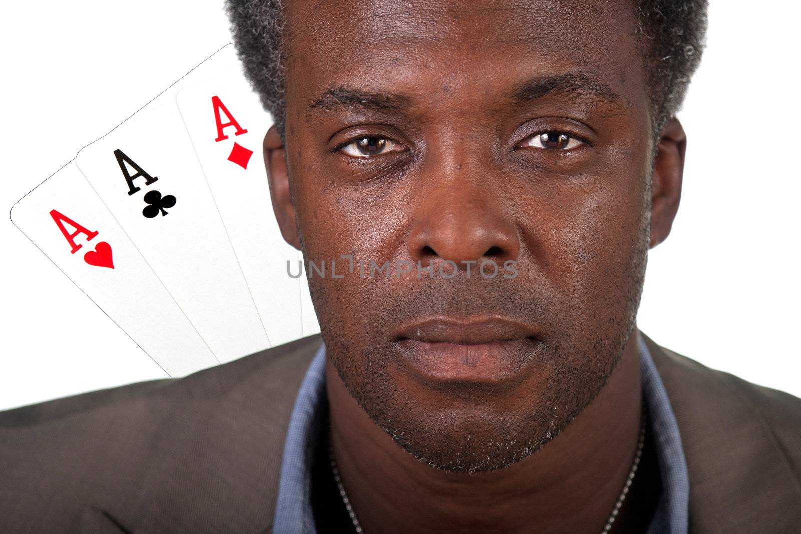 poker hand 3 of a kind aces by GunterNezhoda