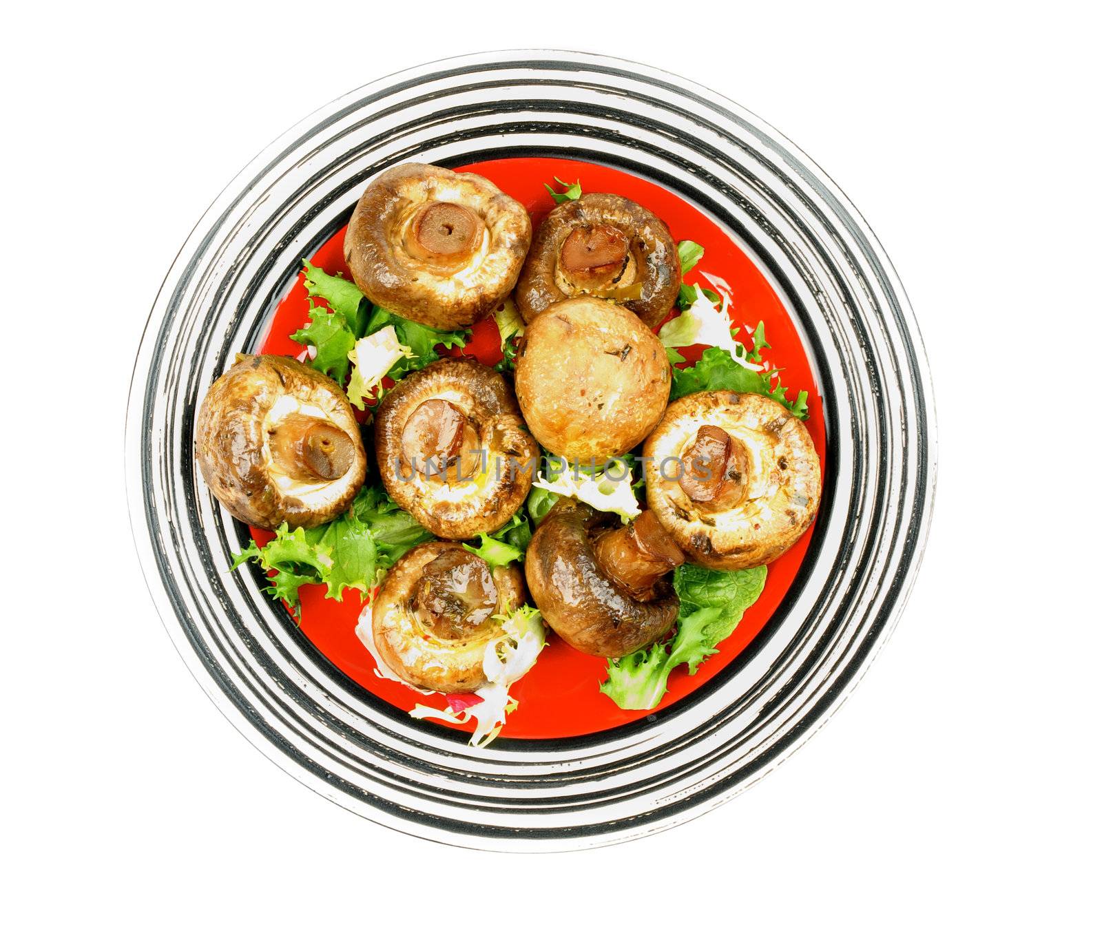 Grilled Mushrooms by zhekos